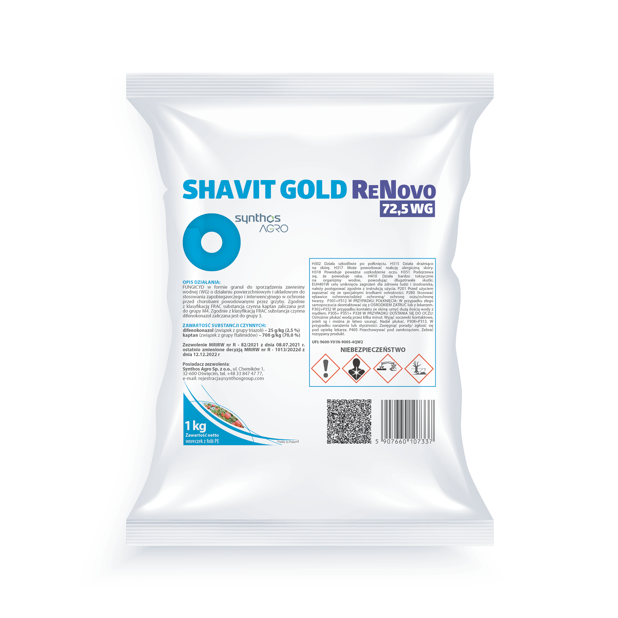 KAPDUO® ReNovo 72,5 WG, Kaptan Plus ReNovo 72,5 WG, SHAVIT GOLD ReNovo 72,5 WG - zdjęcie 3