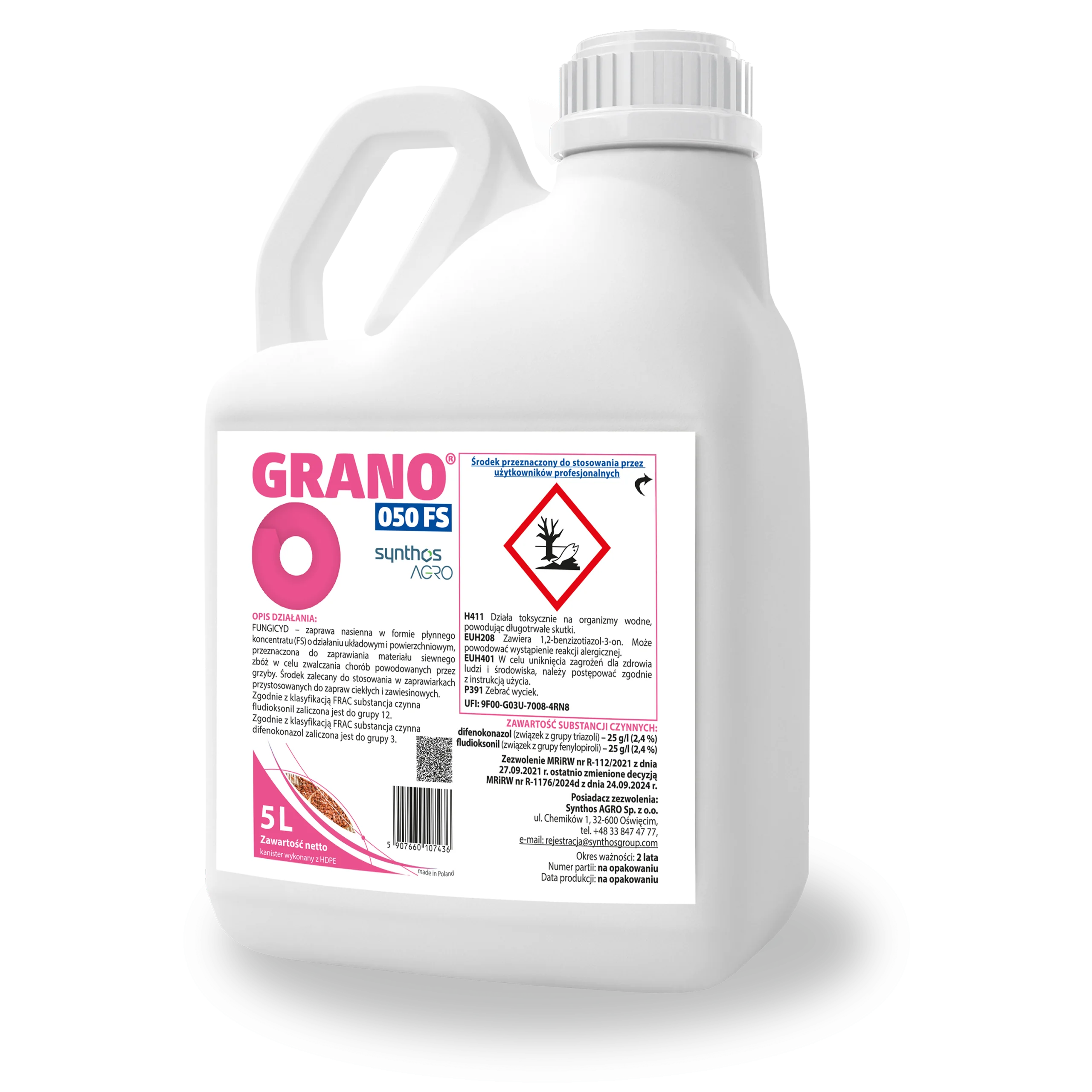 PROSEED® 050 FS,GRANO® 050 FS, DIFLUD 050 FS,Zaprawa nasienna 050 FS - zdjęcie 3